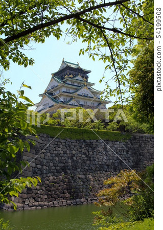 Fresh green Osaka Castle Fresh green Osaka Castle 54199508