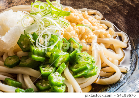 Chilled udon noodles with chilled noodles Chilled udon noodles with chilled noodles 54199670