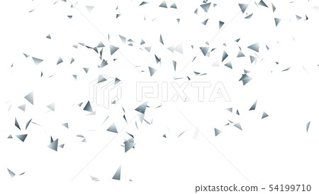 CG particle silver triangle 54199710