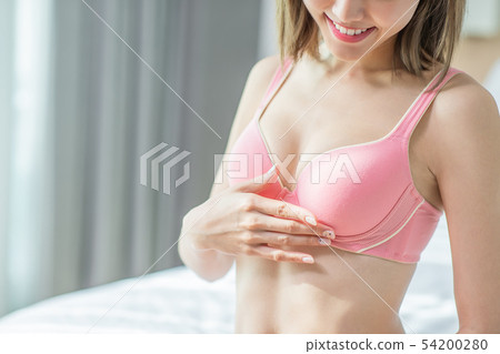 beauty asian woman with bra 54200280