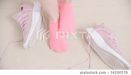 woman has athletes foot woman has athletes foot 54200576