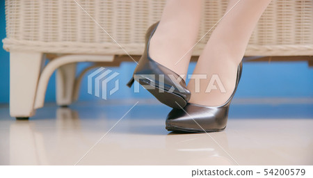 woman has athletes foot woman has athletes foot 54200579