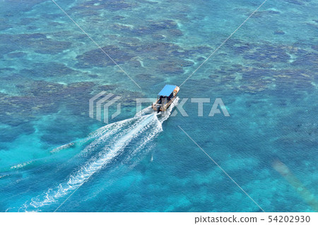 Miyakojima / Irabe Island triangle point blue 54202930