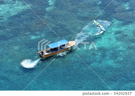 Miyakojima / Irabe Island triangle point blue 54202937