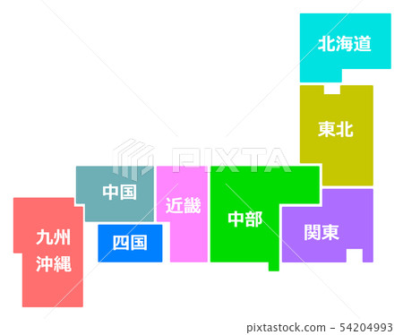 日本地圖 54204993