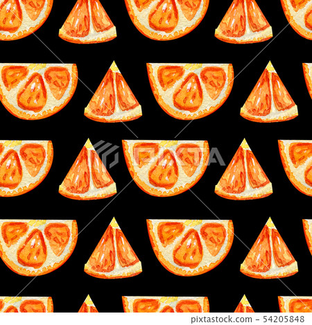 Seamless pattern with orange slices. Seamless pattern with orange slices. 54205848