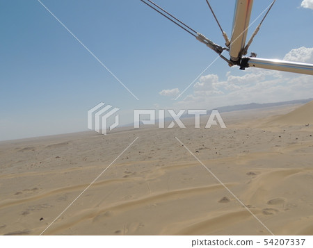 Aerial view from Dunhuang Meishin Mountain, China Aerial view from Dunhuang Meishin Mountain, China 54207337