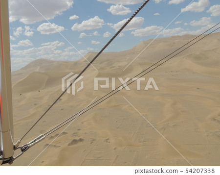 中國敦煌梅神山鳥瞰圖 54207338