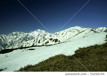 The shoreline of Karamatsu-dake to Kashima-Shiga-gatake. Location: Hakuba, Happo-one The shoreline of Karamatsu-dake to Kashima-Shiga-gatake. Location: Hakuba, Happo-one 54208144