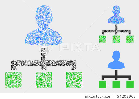 Pixelated Vector User Links Icons Pixelated Vector User Links Icons 54208963
