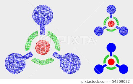 Dotted Vector Toxic Nerve Agent Icons Dotted Vector Toxic Nerve Agent Icons 54209022