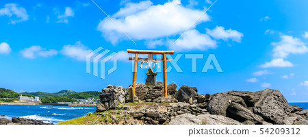 Shoji Park (Ryu Serpent Shrine) Panorama [Iki City, Nagasaki Prefecture] 54209312