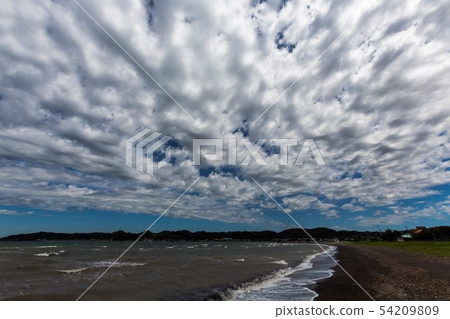 It's summer! It's summer! , Blue of the sea, blue of the sky, white clouds It's summer! It's summer! , Blue of the sea, blue of the sky, white clouds 54209809