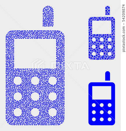 Pixel Vector Radio Transmitter Icons - Stock Illustration [54209874 ...