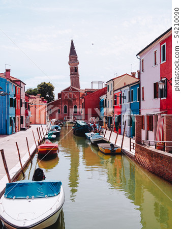 Burano Island Bell Tower of San Martino Church Burano Island Bell Tower of San Martino Church 54210090