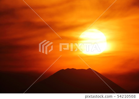 日落富士山 日落富士山 54210508