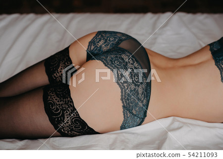 sexy big ass of a young slender girl lingerie 54211093