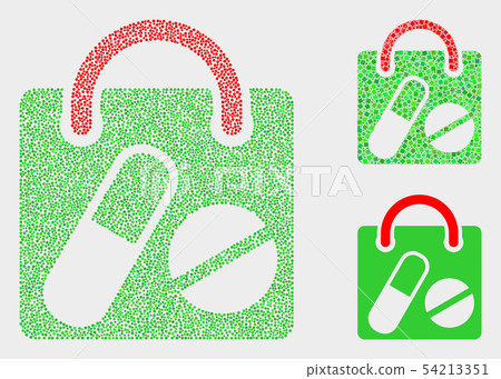 Pixel Vector Drugs Shopping Bag Icons Pixel Vector Drugs Shopping Bag Icons 54213351