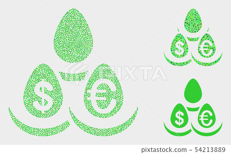 Pixel Vector Currency Deposit Eggs Icons 54213889