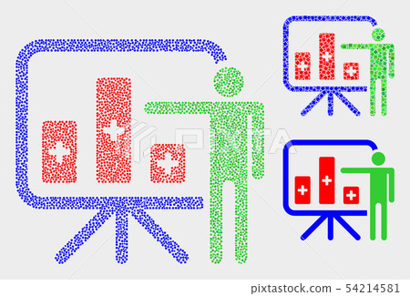 Pixel Vector Bar Chart Presentation Icons Pixel Vector Bar Chart Presentation Icons 54214581
