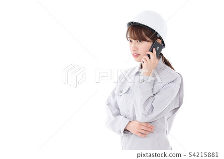 Young woman in a workwear Young woman in a workwear 54215881