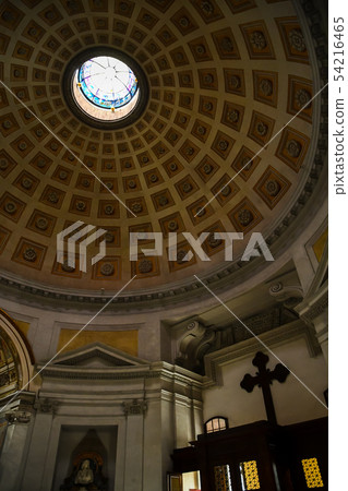 Ancient ruins of Rome (Italy) Santa Maria degli Angeli church 54216465