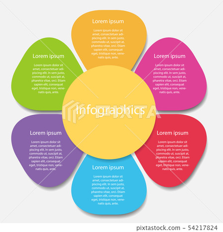 Color floral infographics, menu or options, Color floral infographics, menu or options, 54217824