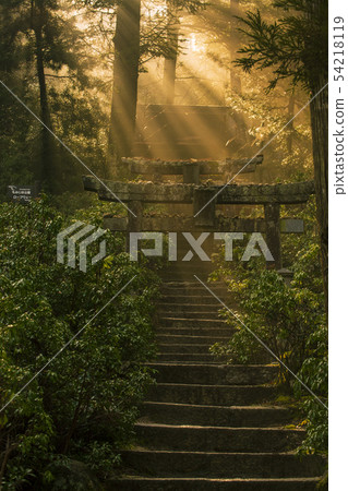 上帝之島的光明宮島的神社 上帝之島的光明宮島的神社 54218119