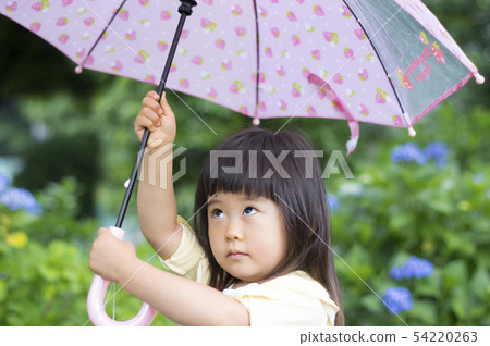 3-year-old girl wearing boots 54220263
