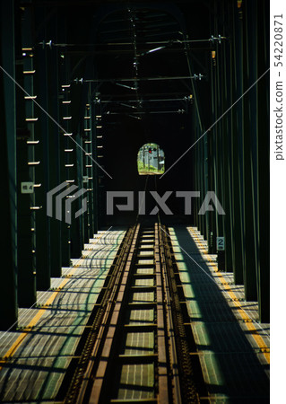 Car window scenery of Iida line 54220871