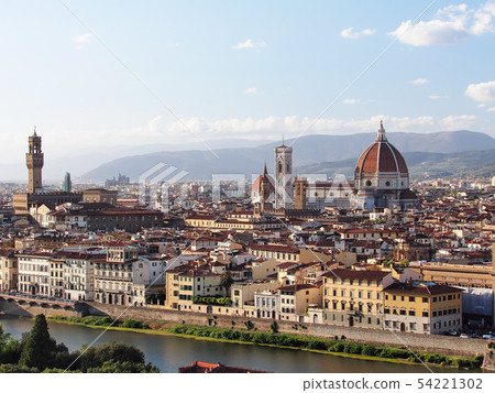 View of Florence from Piazzale Michelangelo / Florence, Italy 54221302