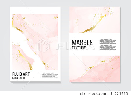 Trendy modern liquid marble texture template. 54221513