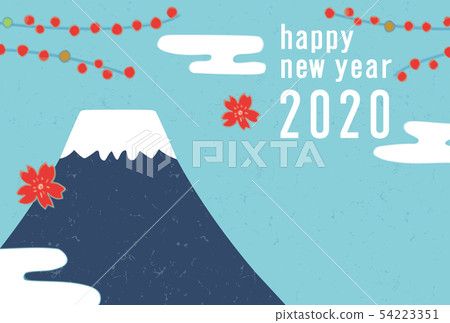 新年賀卡2020 新年賀卡2020 54223351