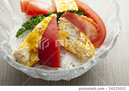 Somen用蕃茄和煎蛋捲 54225032