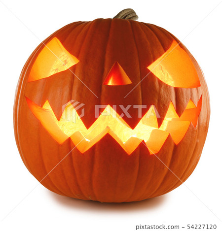 Halloween Pumpkin on white Halloween Pumpkin on white 54227120
