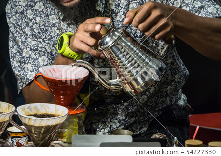 Barista Drip Coffee in Filter paper in Street Mark 54227330