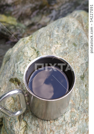 Coffee to drink in mountain stream 54227891