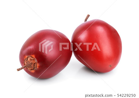 Fresh tamarillo fruit isolated on white background Fresh tamarillo fruit isolated on white background 54229250
