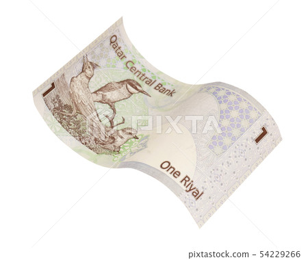 Qatar 1 riyals Banknote. Qatar 1 riyals Banknote. 54229266