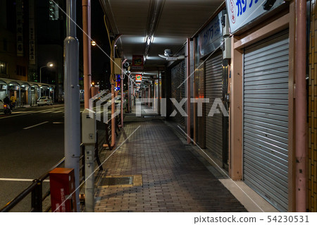 Kappa bridge tool town night view Kappa bridge tool town night view 54230531