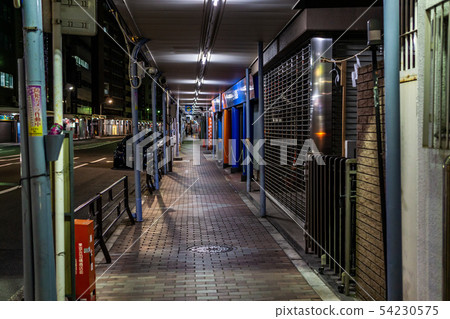 Kappa bridge tool town night view Kappa bridge tool town night view 54230575