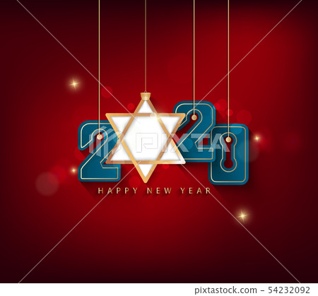 Happy New Year 2020, merry christmas. Happy New Year 2020, merry christmas. 54232092