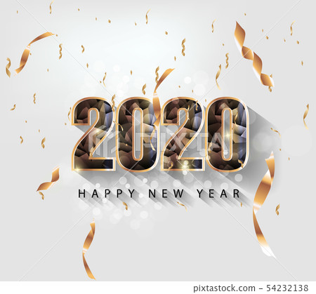 Happy New Year 2020, merry christmas.  54232138