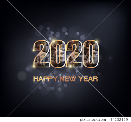 Happy New Year 2020, merry christmas. Happy New Year 2020, merry christmas. 54232139