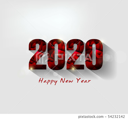 Happy New Year 2020, merry christmas. Happy New Year 2020, merry christmas. 54232142