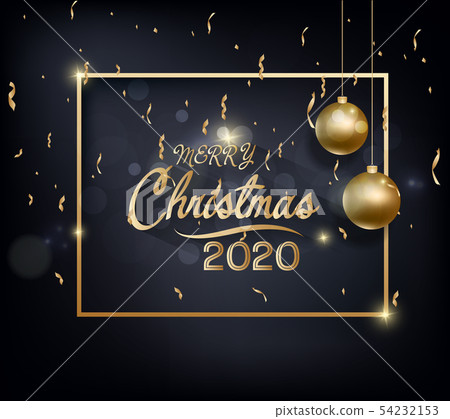 Happy New Year 2020, merry christmas. Happy New Year 2020, merry christmas. 54232153