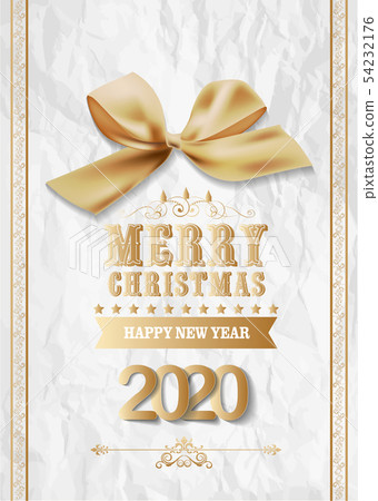 Happy New Year 2020, merry christmas. Happy New Year 2020, merry christmas. 54232176