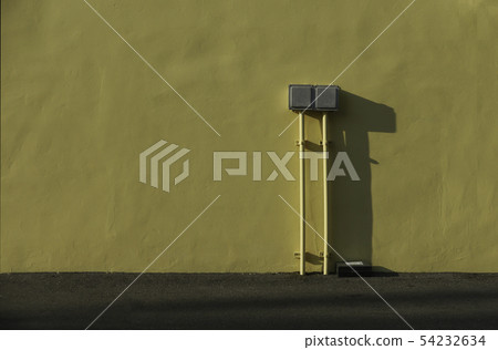 electrical switchboard controls on the wall. electrical switchboard controls on the wall. 54232634