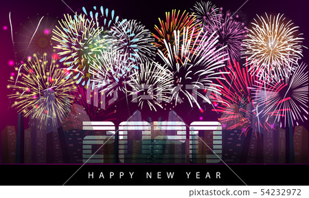 Happy New Year 2020, merry christmas. Happy New Year 2020, merry christmas. 54232972