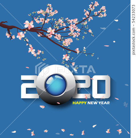 Happy New Year 2020, merry christmas. Happy New Year 2020, merry christmas. 54233073